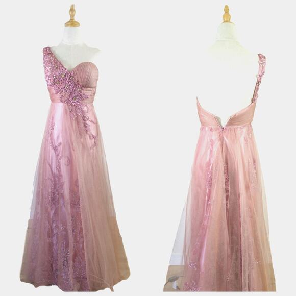 Red Dusty Pink Net Mesh Princess Fairycore Mermaid Coquette Romantic Glamcore 4 - Picture 1 of 16